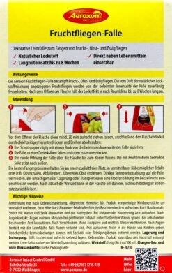 Aeroxon Fruchtfliegen Falle -Gartenbedarf Geschaft Aeroxon20Fruchtfliegen20Falle 35811 H01