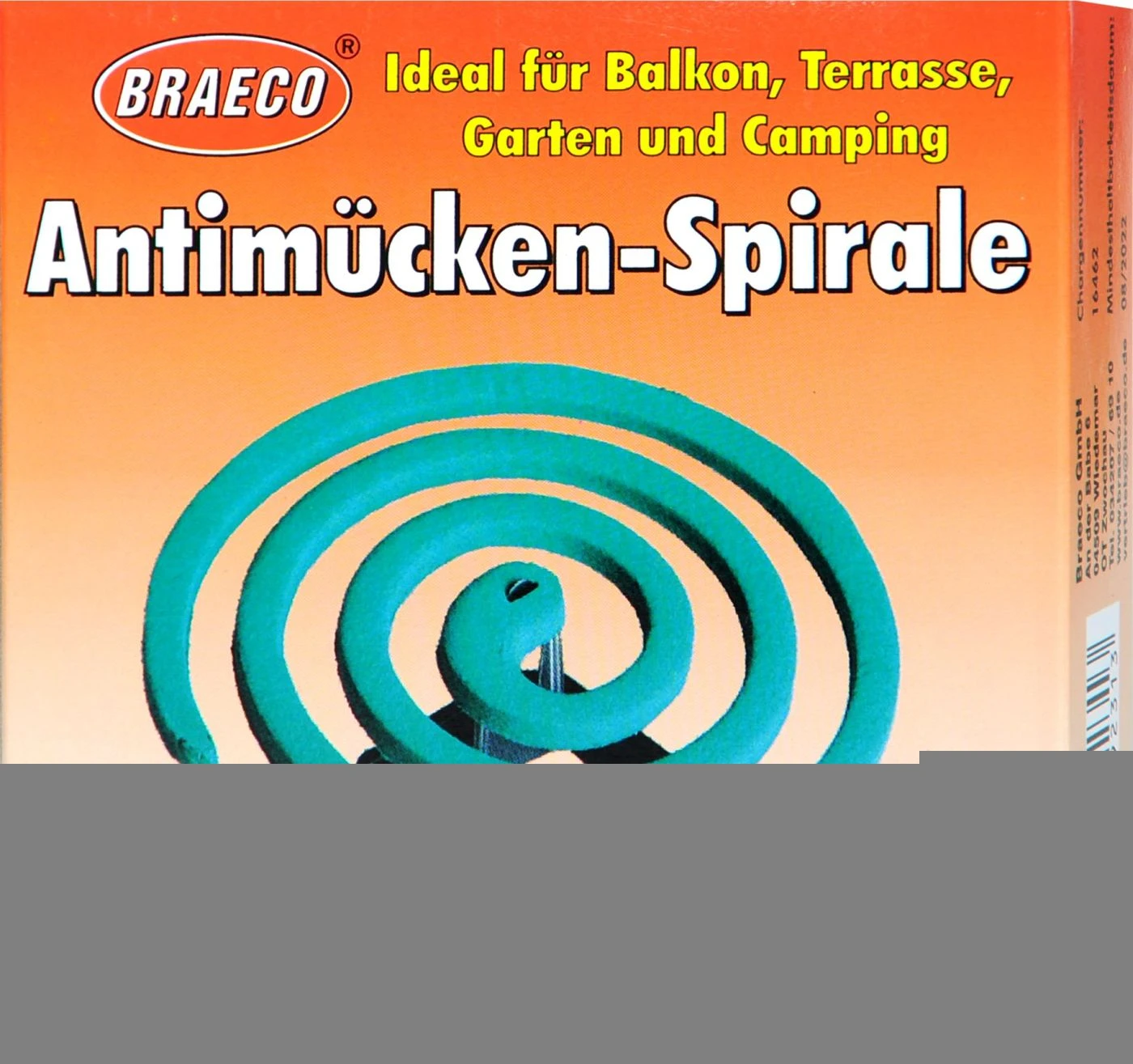 Braeco Anti-Mücken Spirale - 10 Stück 1 Braeco Anti-Mücken Spirale - 10 Stück