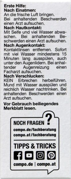 Compo Bi 58 N Insektizid - 30 Ml -Gartenbedarf Geschaft Compo20Bi205820N 31801 L01