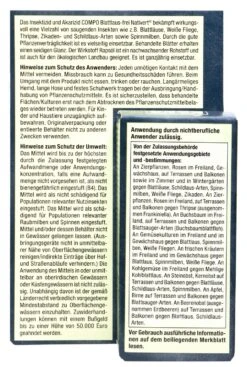 Compo Bio Nativert Blattlaus-Frei - 9 Ml 6 Compo Bio Nativert Blattlaus-Frei - 9 Ml -Gartenbedarf Geschaft Compo20Bio20Nativert20Blattlaus Frei 31403 H01