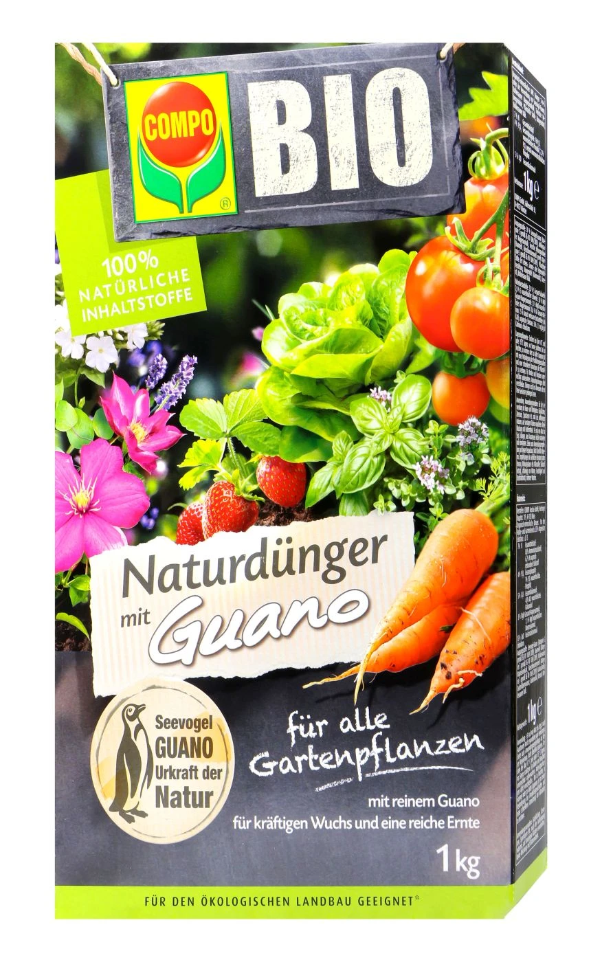 Compo Bio Naturdünger Guano - 1 Kg 1 Compo Bio Naturdünger Guano - 1 Kg