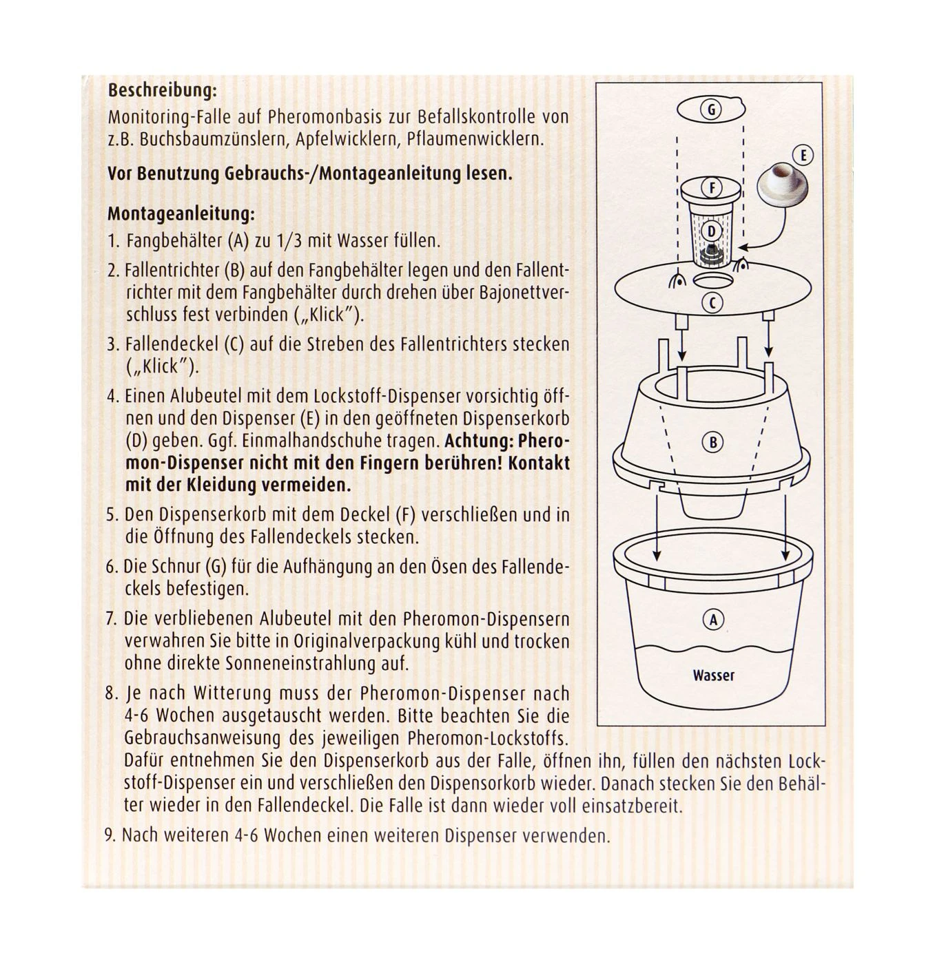 Compo Bio Universal Trichterfalle 2 Compo Bio Universal Trichterfalle – Bild 2