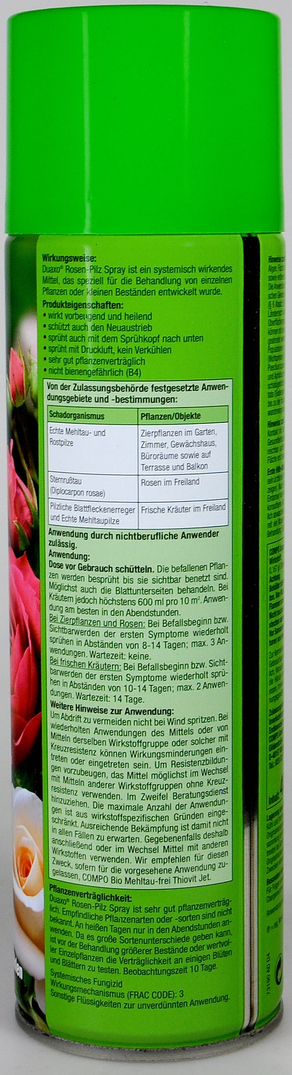 Compo Duaxo Rosen-Pilz-Spray - 400 Ml 2 Compo Duaxo Rosen-Pilz-Spray - 400 Ml – Bild 2