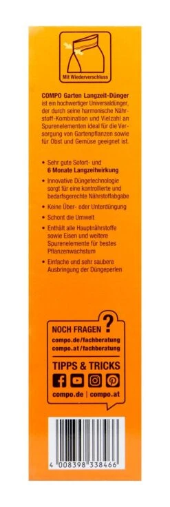 Ausgewählte Produkte -Gartenbedarf Geschaft Compo20Langzeitduenger 31240 L01