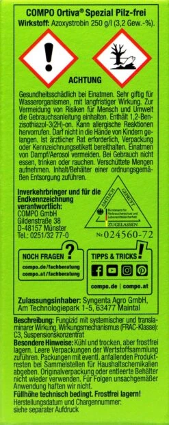 Compo Ortiva Spezial Pilz-frei - 20 Ml 6 Compo Ortiva Spezial Pilz-frei - 20 Ml -Gartenbedarf Geschaft Compo20Ortiva20Spezial20Pilz frei 31132 L01