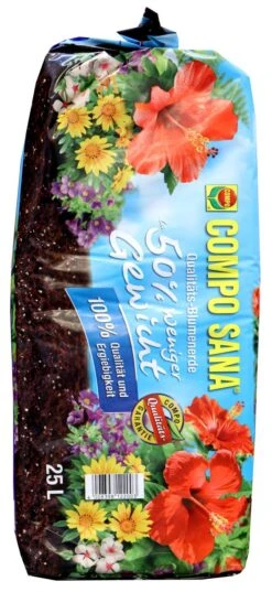 Compo Sana Qualitäts-Blumenerde - 25 L -Gartenbedarf Geschaft Compo20Sana 31630 L01