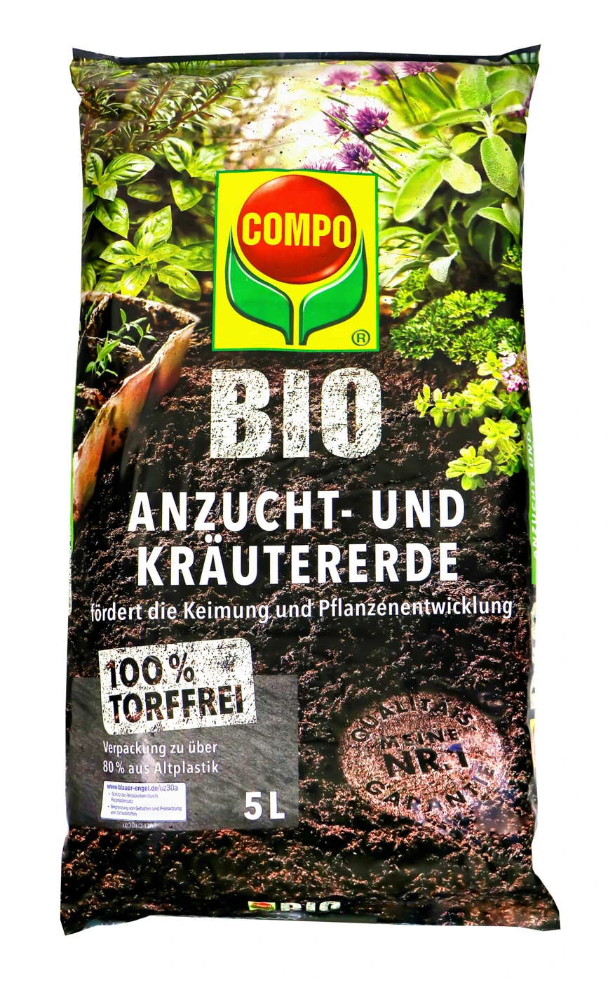 Compo Sana Anzucht- Und Kräutererde - 5 L 1 Compo Sana Anzucht- Und Kräutererde - 5 L