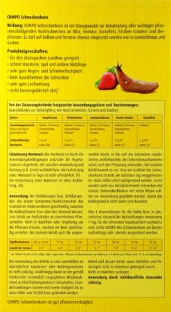 Compo Schneckenkorn - 1,1 Kg -Gartenbedarf Geschaft Compo20Schneckenkorn 31314 H01