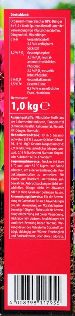 Compo Spezialdünger Rhodo- Und Hortensien Vital - 1 Kg 7 Compo Spezialdünger Rhodo- Und Hortensien Vital - 1 Kg -Gartenbedarf Geschaft Compo20Spezialduenger20Rhodo 20und20Horstensien20Vital 31830 R01