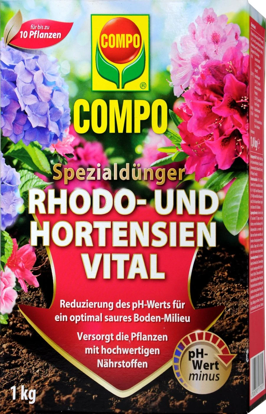 Compo Spezialdünger Rhodo- Und Hortensien Vital - 1 Kg 1 Compo Spezialdünger Rhodo- Und Hortensien Vital - 1 Kg