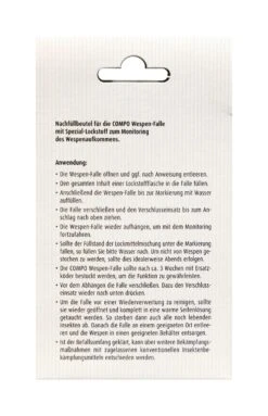 Gartenbedarf Geschaft 15 Gartenbedarf Geschaft -Gartenbedarf Geschaft Compo20Wespen Falle20N20Nachfueller 33121 H01