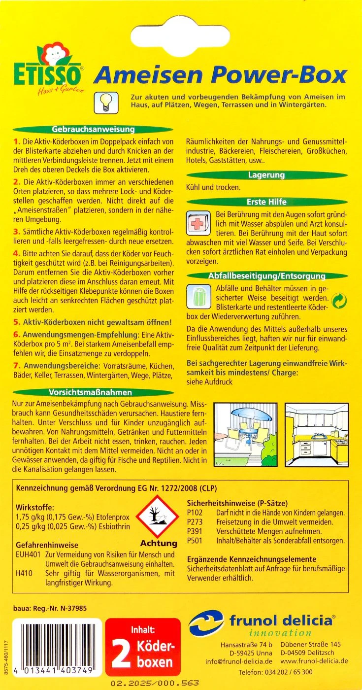 Etisso Ameisen Power-Box - 2 Stück 2 Etisso Ameisen Power-Box - 2 Stück – Bild 2