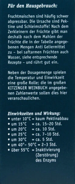 Kitzinger Anti Geliermittel - 50 G -Gartenbedarf Geschaft Kitzinger Anti Geliermittel 15145 H01