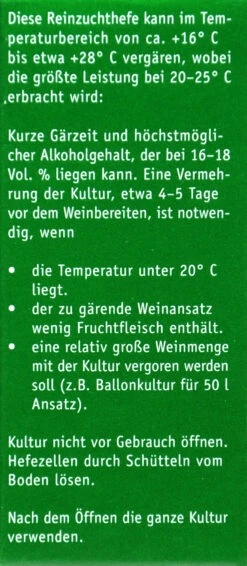 Kitzinger Hefe Haut Sauternes - 20 Ml -Gartenbedarf Geschaft Kitzinger Hefe Haut Sauternes 15119 L01