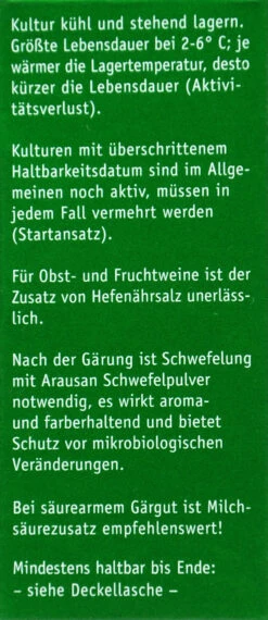 Kitzinger Hefe Haut Sauternes - 20 Ml -Gartenbedarf Geschaft Kitzinger Hefe Haut Sauternes 15119 R01