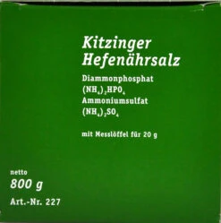 Kitzinger Hefenährsalz - 800 G -Gartenbedarf Geschaft Kitzinger Hefenaehrsalz 15337 O01