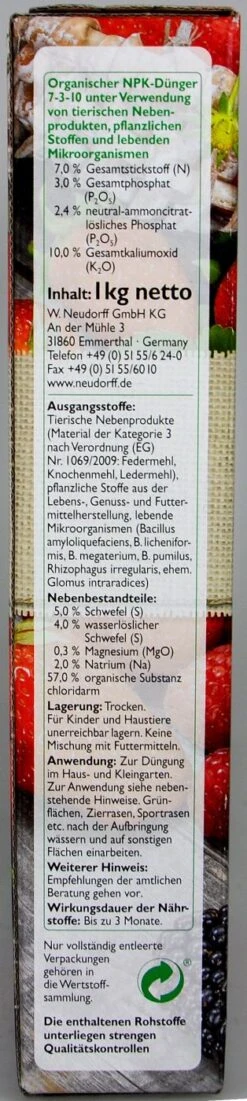 Neudorff Azet Beeren- & Obstdünger - 1 Kg 6 Neudorff Azet Beeren- & Obstdünger - 1 Kg -Gartenbedarf Geschaft Neudorff20Azet20Beeren 20und20Obstduenger 36768 L01