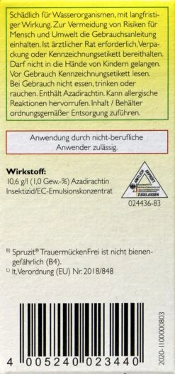 Neudorff Spruzit TrauermückenFrei - 30 Ml -Gartenbedarf Geschaft Neudorff20Spruzit20TrauermueckenFrei 33414 L01