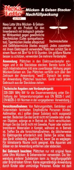 Nexa Lotte Mücken- Und Gelsenstecker Ultra Nachfüllpack - 20 Stück -Gartenbedarf Geschaft Nexa20Lotte20Muecken 20und20Gelsenstecker 32332 H01