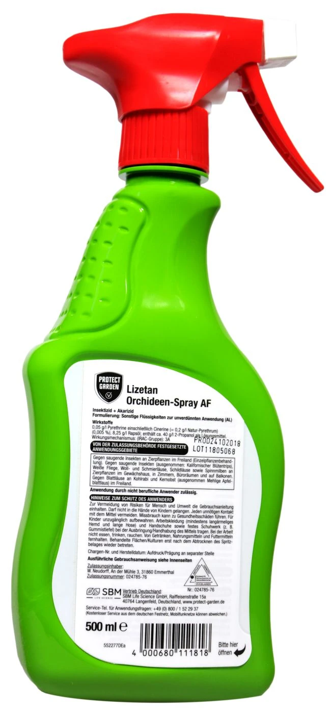 Protect Garden Lizetan Orchideen Spray AF - 0,5 L 2 Protect Garden Lizetan Orchideen Spray AF - 0,5 L – Bild 2