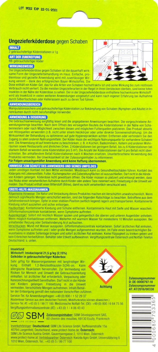 Protect Home FormineX Ungeziefer Köderdose - 2 Stück 2 Protect Home FormineX Ungeziefer Köderdose - 2 Stück – Bild 2