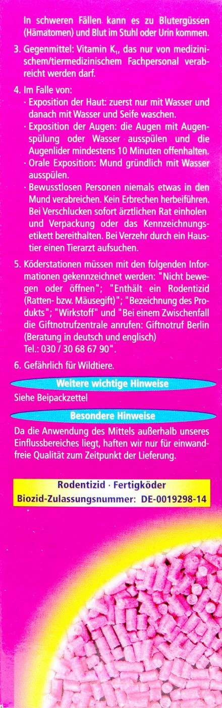 Delicia Ratron Granulat Power-Packs - 0,4 Kg 3 Delicia Ratron Granulat Power-Packs - 0,4 Kg – Bild 3