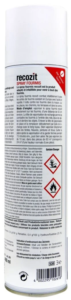 Recozit Ameisen Spray - 0,4 L -Gartenbedarf Geschaft Recozit20Ameisen20Spray 41260 H02