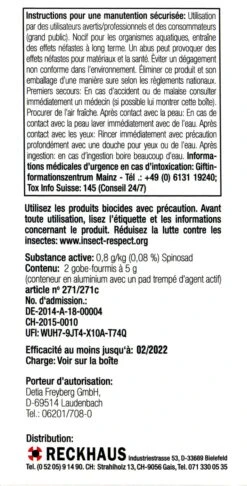 Recozit Ameisenköderdose - 2 Stück -Gartenbedarf Geschaft Recozit20Ameisenkoederdose 37266 R01