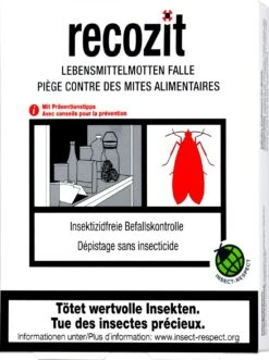 Recozit Lebensmittelmotten Falle - 2 Stück