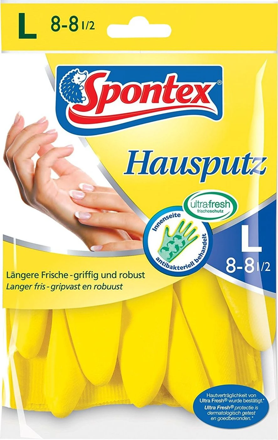 Gummihandschuh Spontex Hausputz L 1 Gummihandschuh Spontex Hausputz L