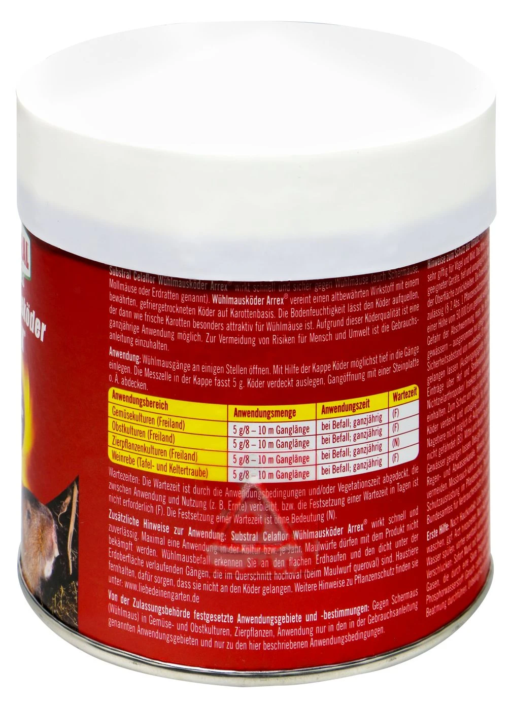 Celaflor Arrex Wühlmausköder - 100 G 2 Celaflor Arrex Wühlmausköder - 100 G – Bild 2