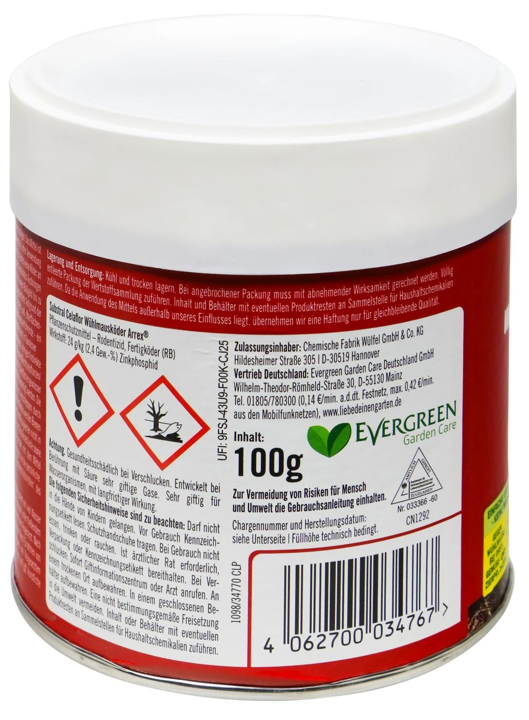 Celaflor Arrex Wühlmausköder - 100 G 4 Celaflor Arrex Wühlmausköder - 100 G – Bild 4