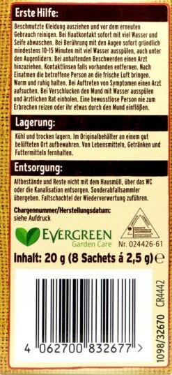 Naturen Bio Zünsler & Raupenfrei XenTari - 20 G -Gartenbedarf Geschaft Substral20Naturen20Zuensler20und20Raupenfrei20XenTari 32501 L01
