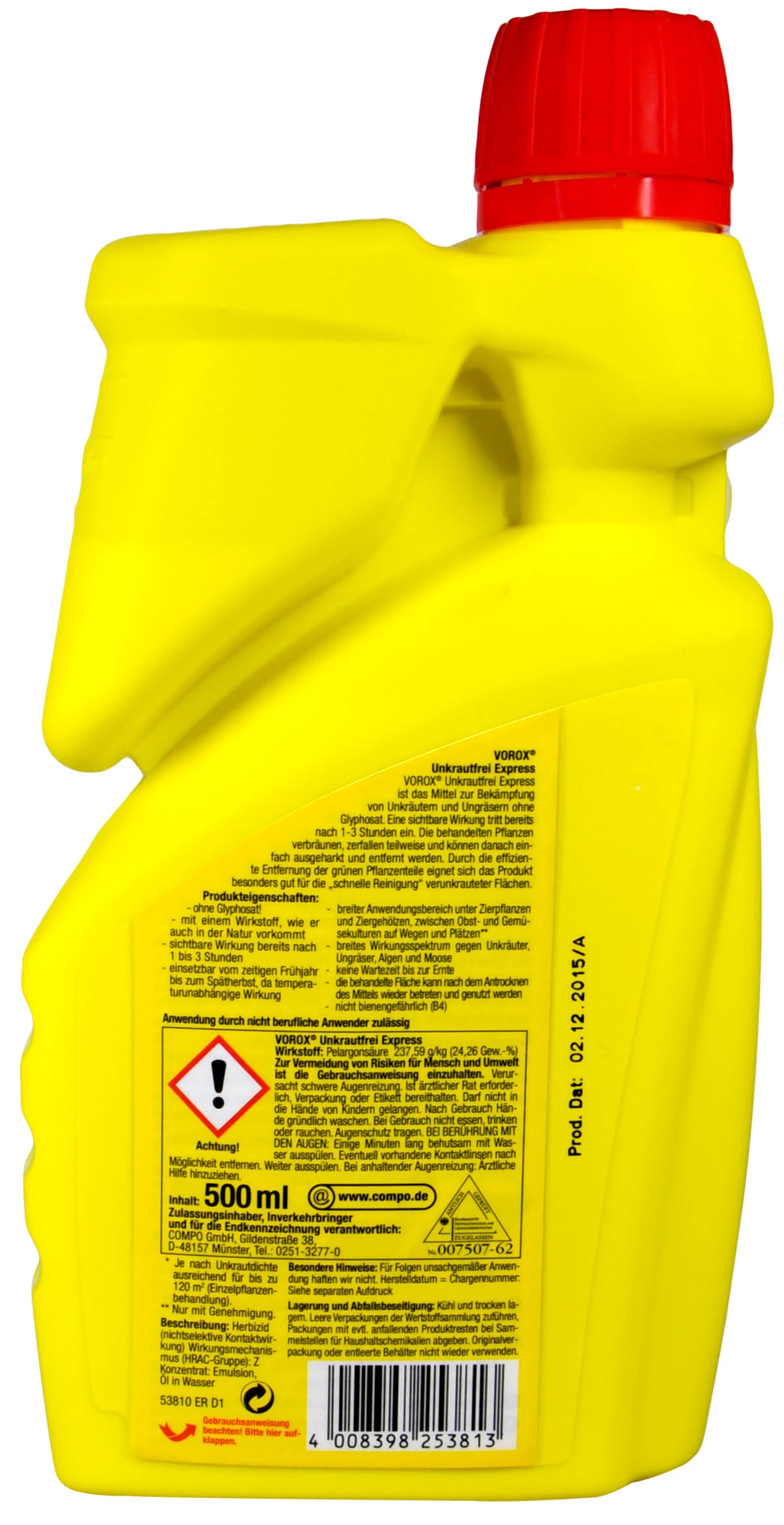 Vorox Unkrautfrei Express - 0,5 L 2 Vorox Unkrautfrei Express - 0,5 L – Bild 2