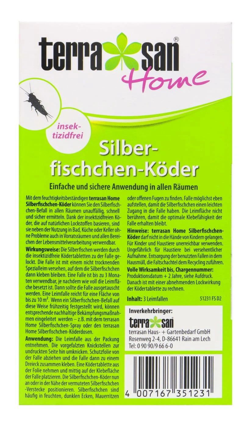 Terrasan Silberfischchen Köder - 2 Stück 2 Terrasan Silberfischchen Köder - 2 Stück – Bild 2