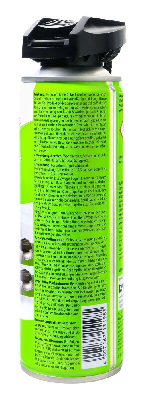 Terrasan Silberfischchen Spray - 300 Ml 3 Terrasan Silberfischchen Spray - 300 Ml – Bild 3